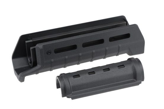The Magpul AKM MOE handguard is a two piece easy to install design